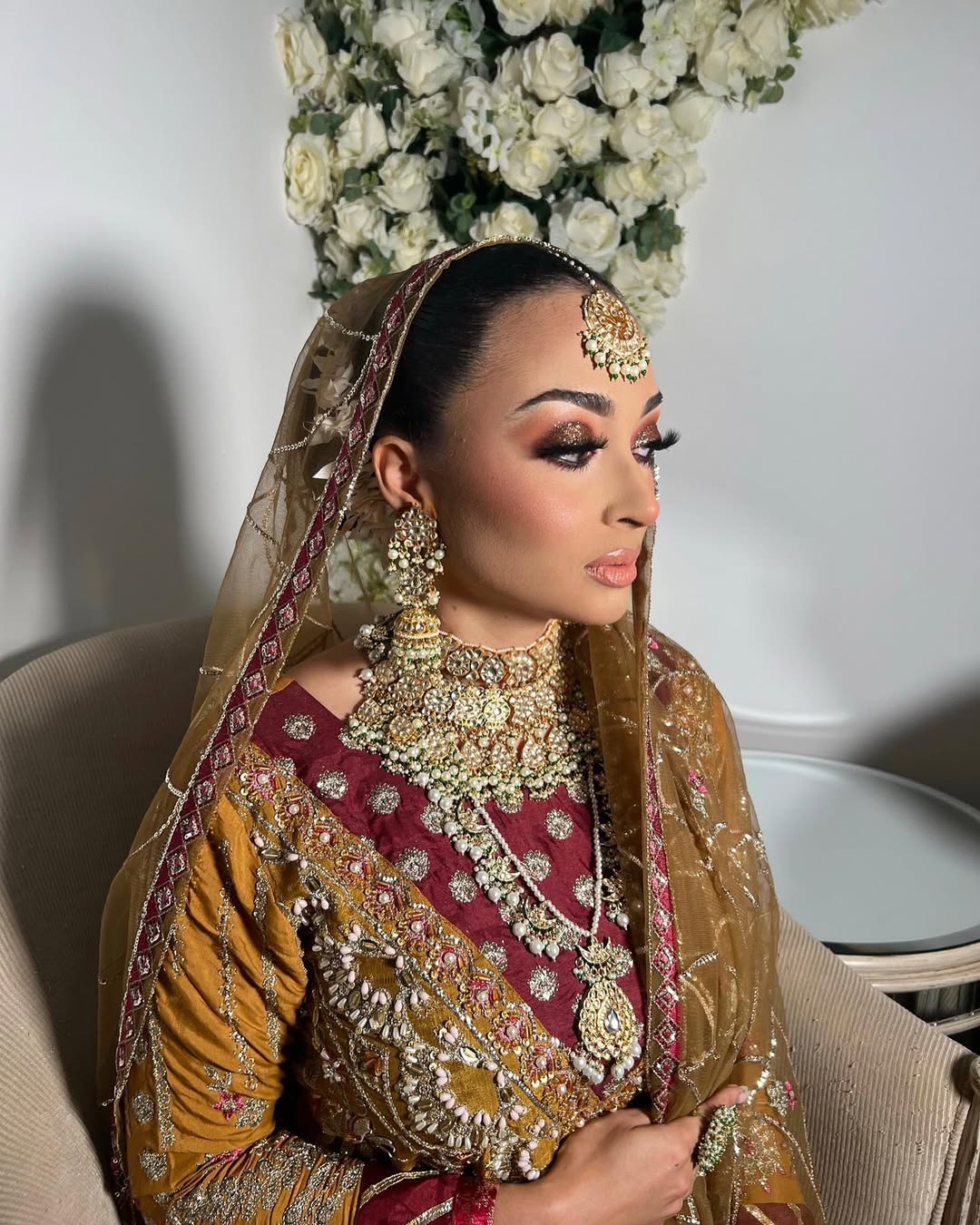 Bridal makeup look
