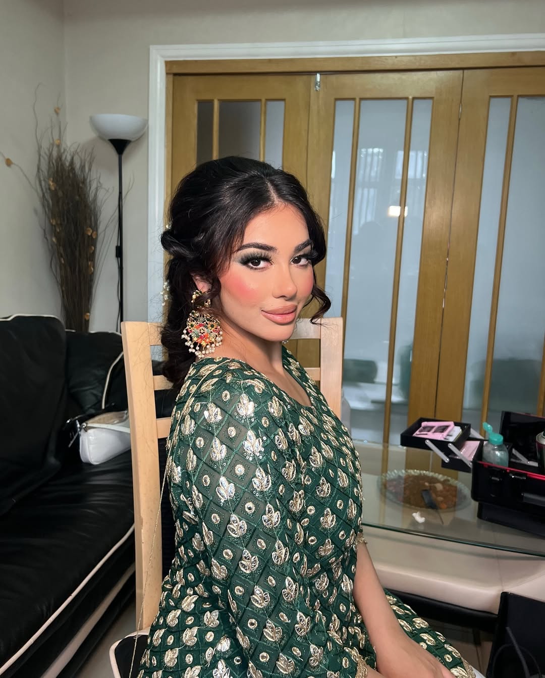 Party glam look
