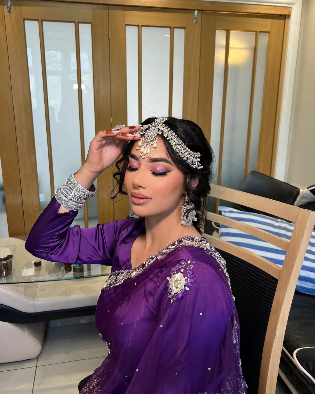 Editorial bridal makeup
